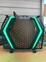 MB Whips Kawasaki Teryx KRX Fangs With Grille Mount