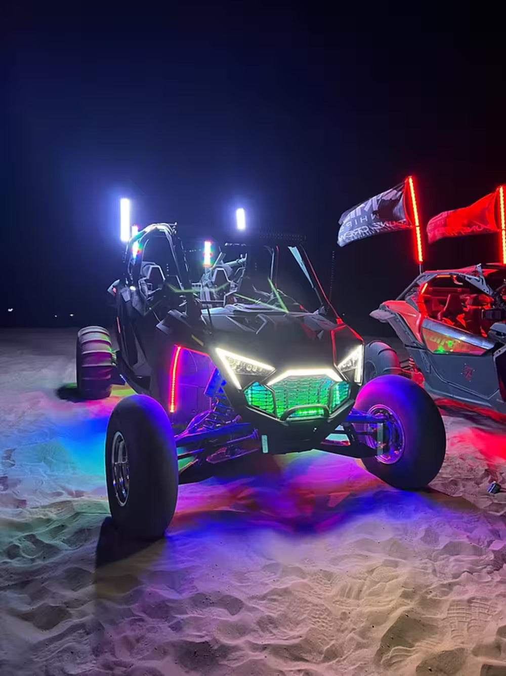 MB Whips Polaris RZR Pro R 4 Stage 2 Underglow 16 Strip Kit