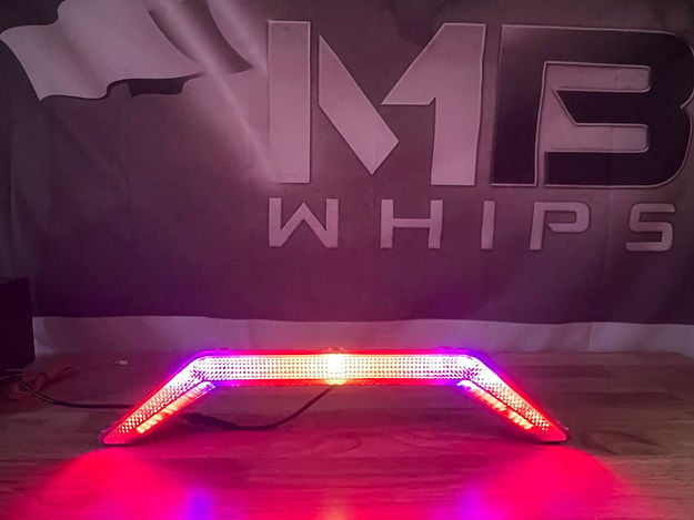 MB Whips Polaris RZR Pro XP/Pro R/Turbo R Accent Light w/Turn Signals