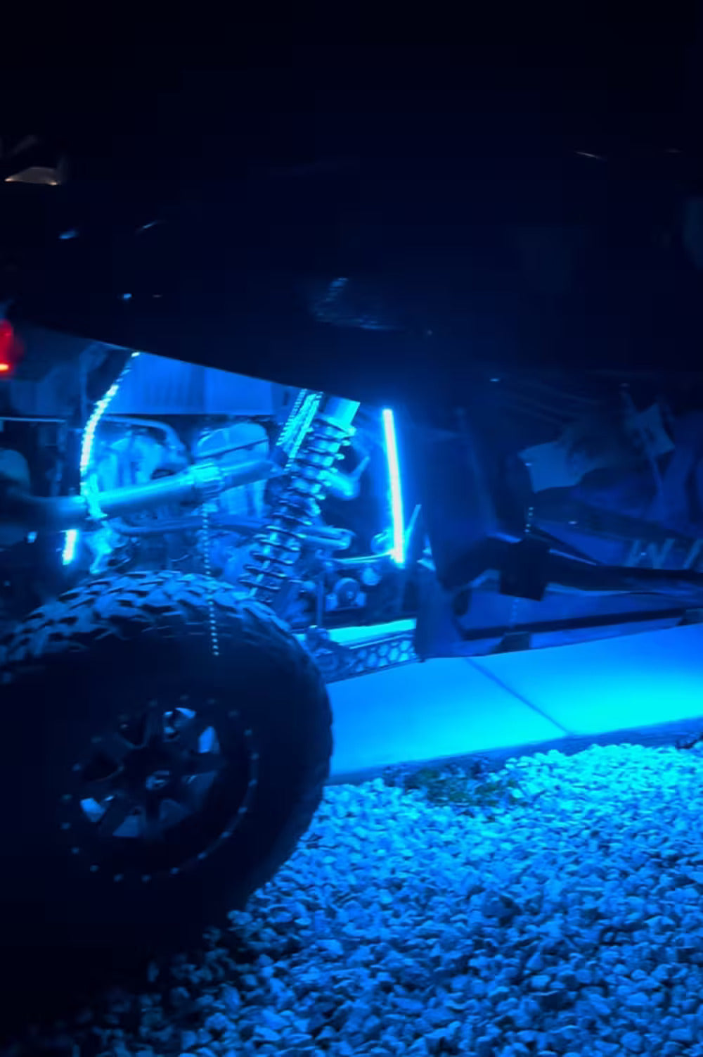 MB Whips Polaris RZR Stage 2 LED Underglow 12 Strip Kit