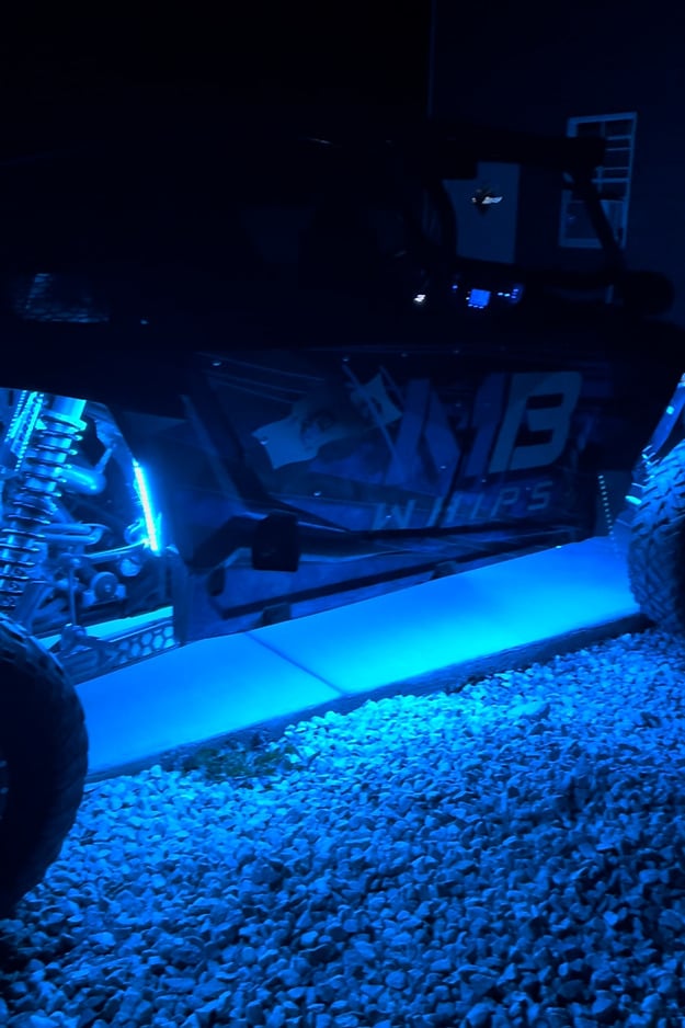 MB Whips Polaris RZR Stage 2 LED Underglow 12 Strip Kit