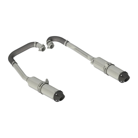 MBRP '14 Polaris RZR 900 Performance Series Billet Aluminum End Cap Slip-on Exhaust