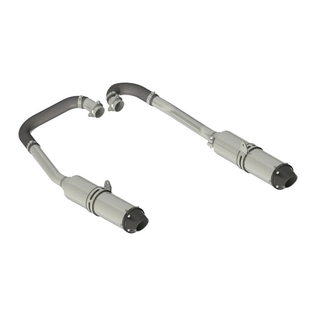MBRP '14 Polaris RZR 900 Performance Series Billet Aluminum End Cap Slip-on Exhaust