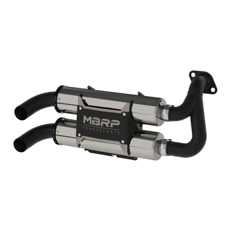 MBRP '16-'26 Polaris RZR/General XP 1000 Aggressive Performance Series Straight Core Slip-On Exhaust