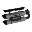 MBRP '18-'23 Polaris RZR XP 1000/RS1 Aggressive Performance Series Straight Core Slip-On Exhaust