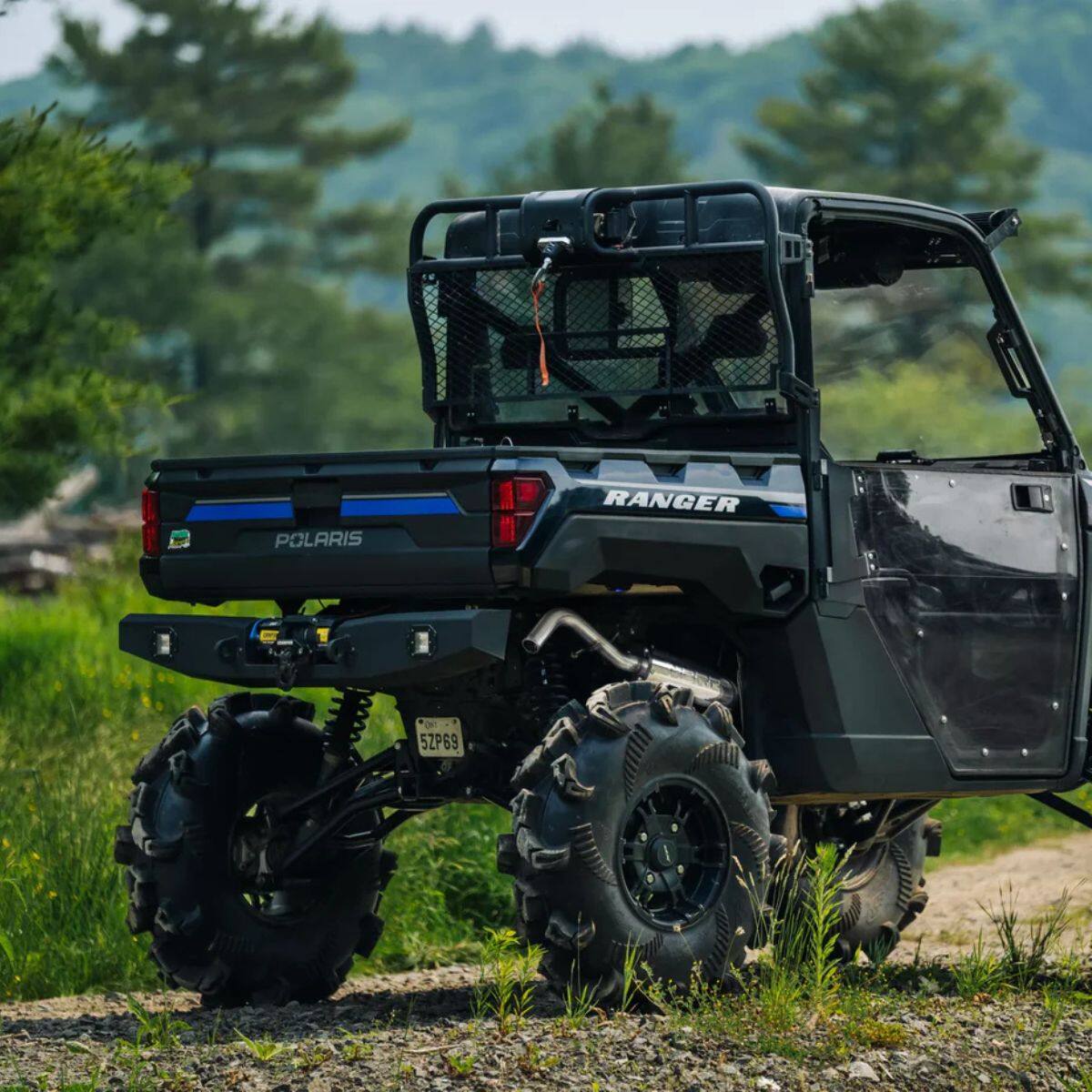 MBRP '18-'26 Polaris Ranger XP 1000/Crew Aggressive Performance Series Chambered Core Slip-On Exhaust