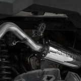 MBRP '18-'26 Polaris Ranger XP 1000/Crew Aggressive Performance Series Chambered Core Slip-On Exhaust