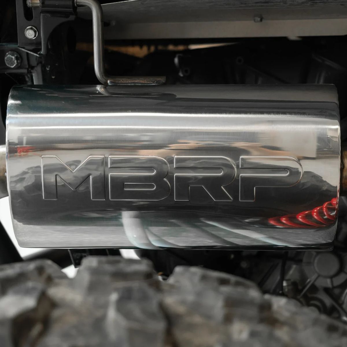 MBRP '20-'26 Kawasaki Teryx KRX 1000 Moderate Sport Series Chambered Core Slip-On Exhaust