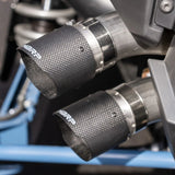 MBRP '20-'26 Polaris RZR Turbo R/Pro XP/S Active Performance Series Chambered Core Slip-On Exhaust