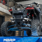MBRP '20-'26 Polaris RZR Turbo R/Pro XP/S Active Performance Series Chambered Core Slip-On Exhaust