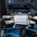 MBRP '20-'26 Polaris RZR Turbo R/Pro XP/S Active Performance Series Chambered Core Slip-On Exhaust