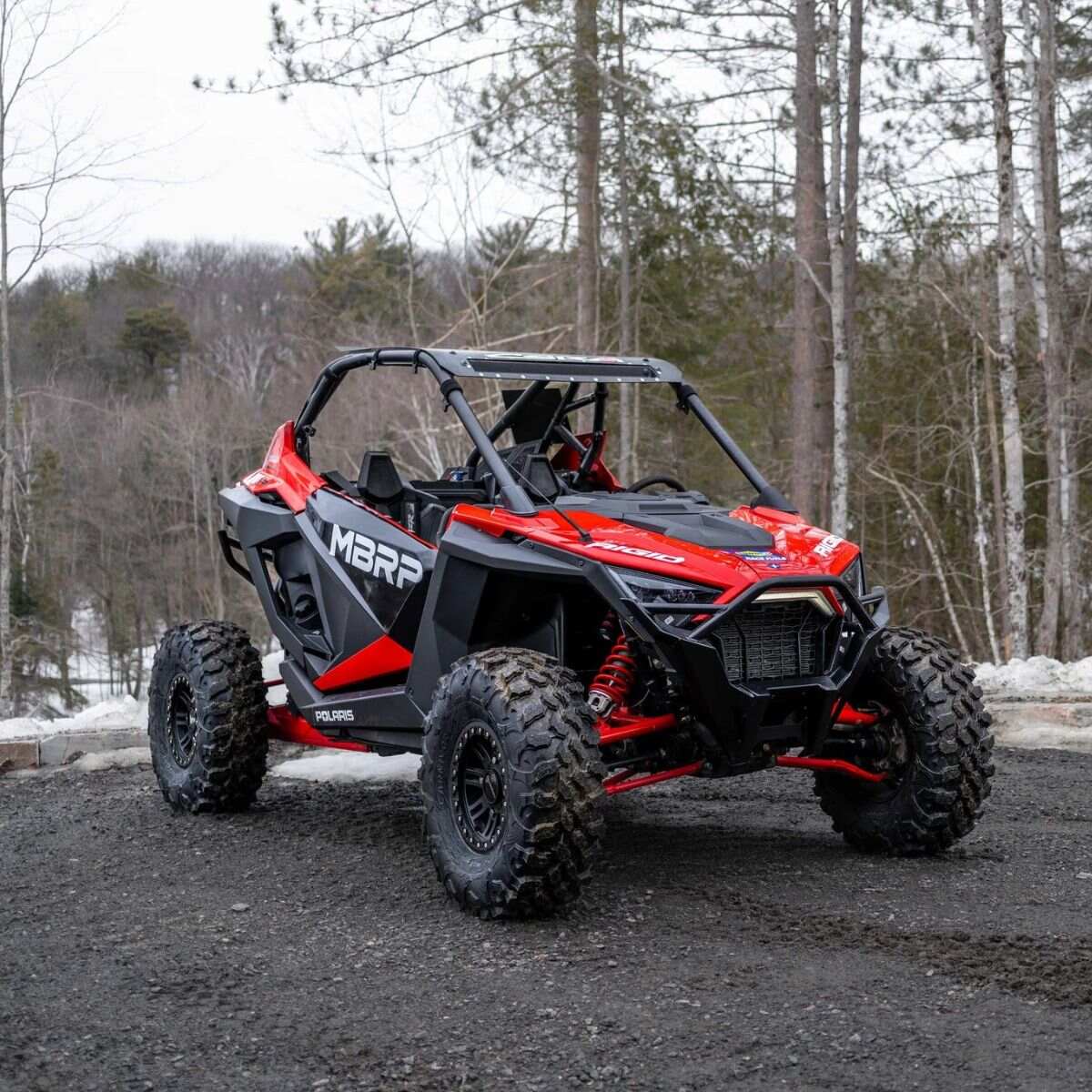 MBRP '20-'26 Polaris RZR Turbo R/Pro XP/S Aggressive Performance Series Straight Core Slip-On Exhaust