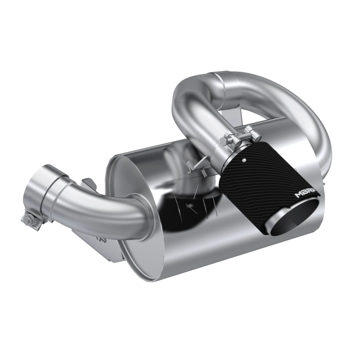 MBRP '21-'26 Can-Am Commander/Maverick Aggressive Performance Series Chambered Core Slip-on Exhaust