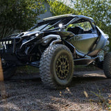 MBRP '24-'26 Can-Am Maverick R Black Coated Steel Rock Slider Kit