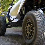 MBRP '24-'26 Can-Am Maverick R Black Coated Steel Rock Slider Kit
