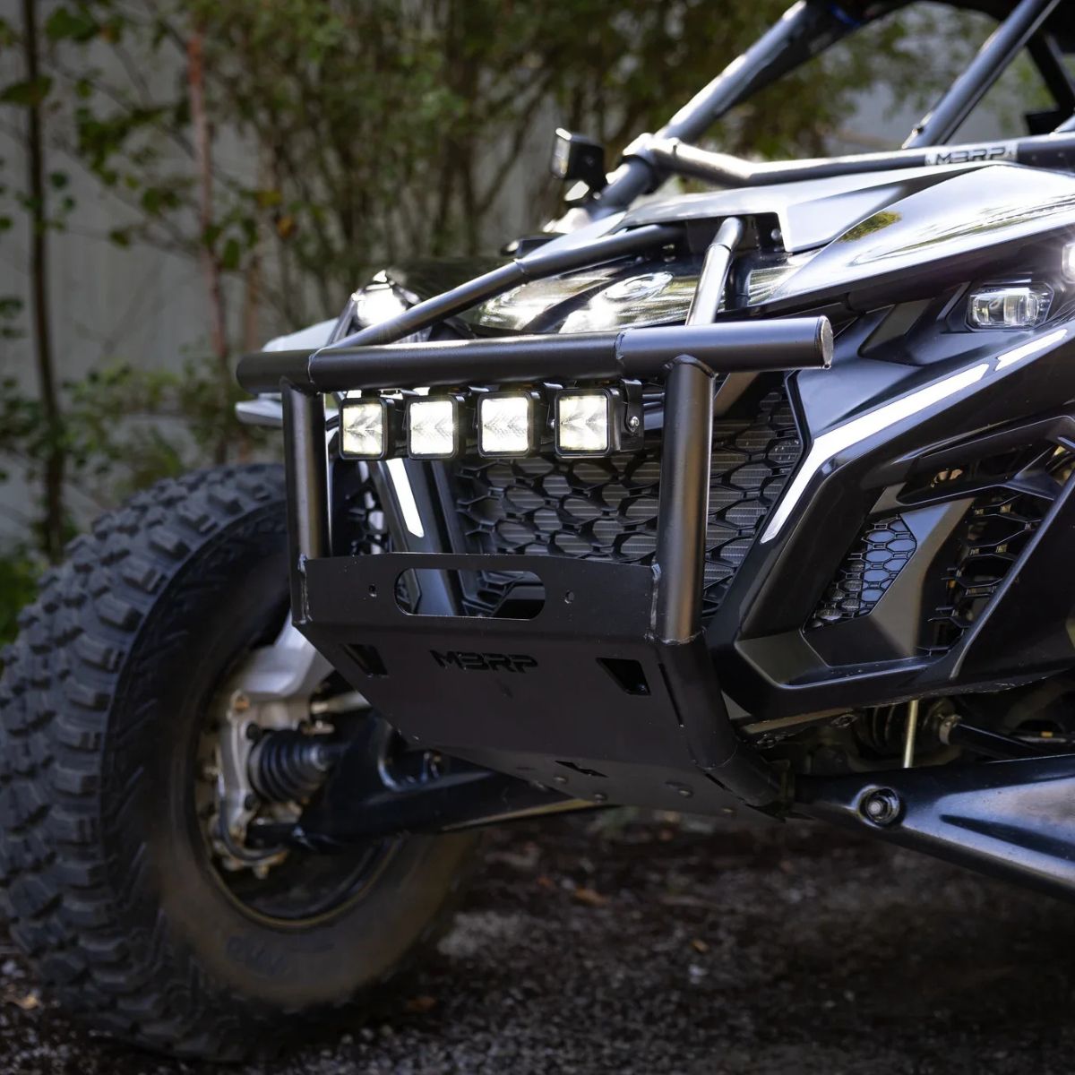 MBRP '24-'26 Can-Am Maverick R Steel Builder Front Race Bumper Kit