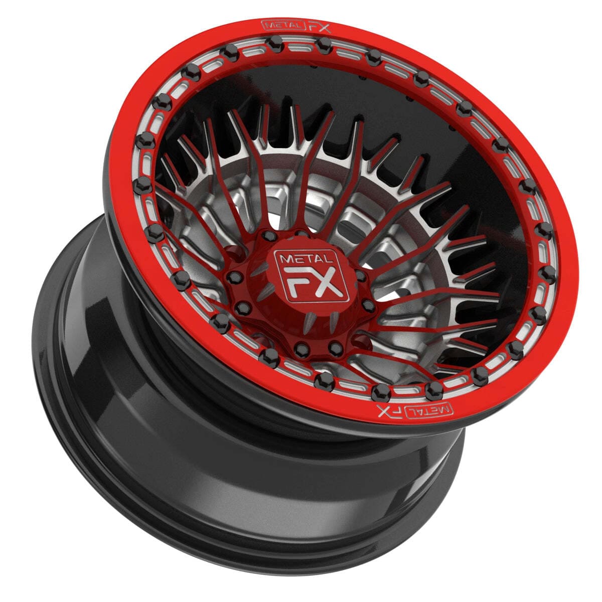MetalFX 15" Falcom Forged 3-Piece Beadlock