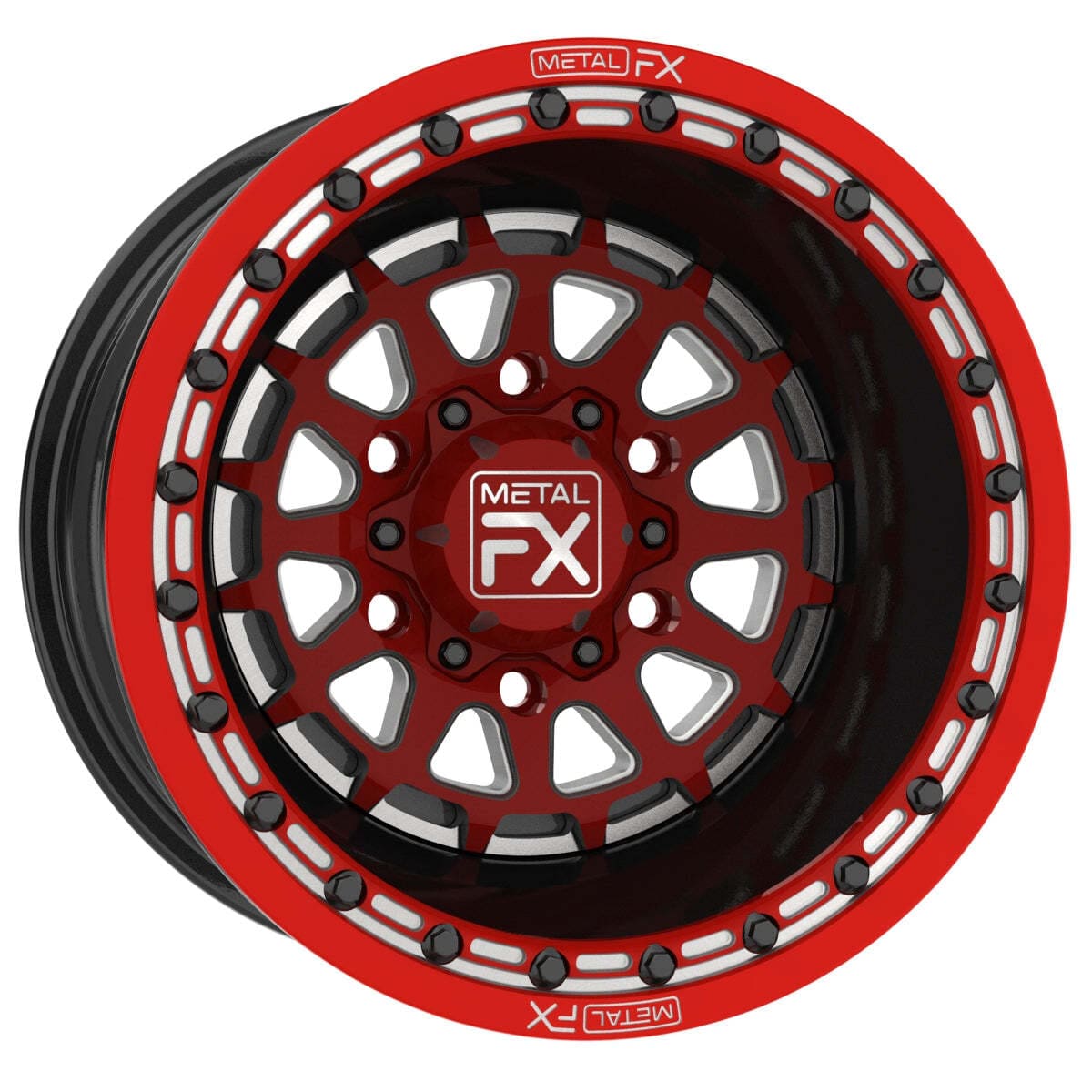 MetalFX 15" Outlaw 6R Forged 3-Piece Beadlock