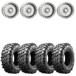 MetalFX 17" Delta 6R Forged 3-Piece Raw Beadlock & Maxxis Carnivore Radial Wheel & Tire Kit