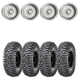 MetalFX 17" Outlaw 6R Forged 3-Piece Raw Beadlock & Maxxis Roxxzilla Radial Wheel & Tire Kit