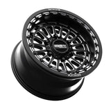 MetalFX '24+ Can-Am Maverick R Delta 6R Beadlock - Satin Black Contrast Cut