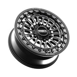 MetalFX '24+ Can-Am Maverick R Delta 6R Beadlock - Satin Black Contrast Cut