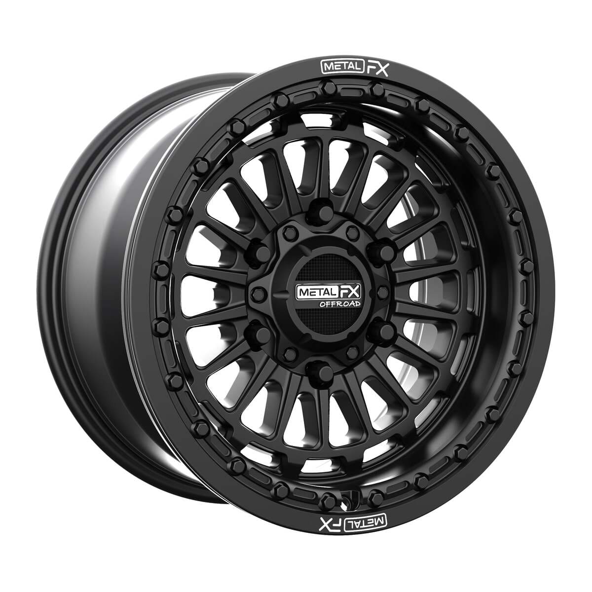 MetalFX Delta 6R Beadlock (6 Lug) - Satin Black