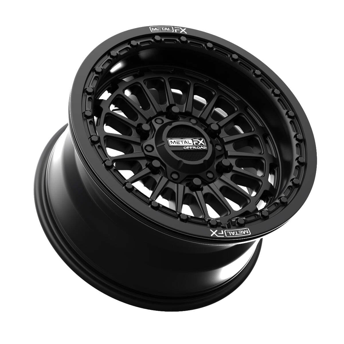 MetalFX Delta 6R Beadlock (6 Lug) - Satin Black