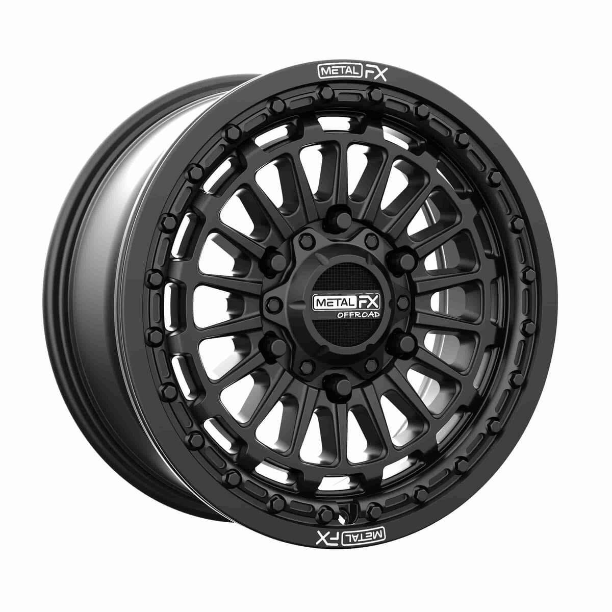 MetalFX Delta 6R Beadlock (6 Lug) - Satin Black