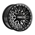 MetalFX Alpha 6R Beadlock - Gloss Black DDT Face