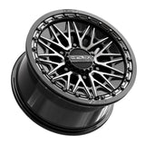 MetalFX Alpha 6R Beadlock - Gloss Black DDT Face