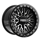MetalFX Alpha 6R Beadlock - Gloss Black DDT Face