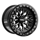 MetalFX Alpha R Beadlock - Gloss Black DDT Face