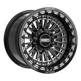 MetalFX Can-Am Maverick R Slayer 6R Beadlock - Gloss Black Contrast Cut
