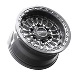 MetalFX Delta 6R Beadlock - Gunmetal Contrast Cut