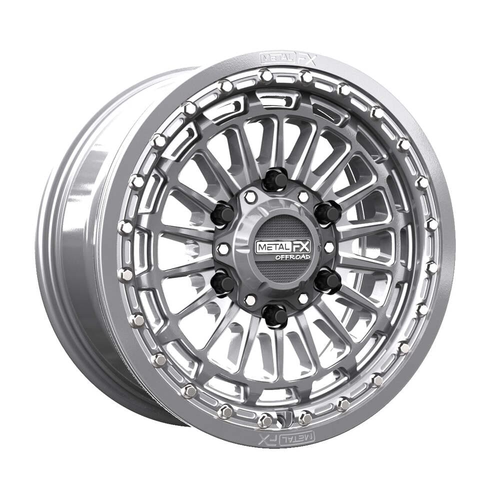 MetalFX Delta 6R Beadlock (6 Lug) - Gunmetal Contrast Cut