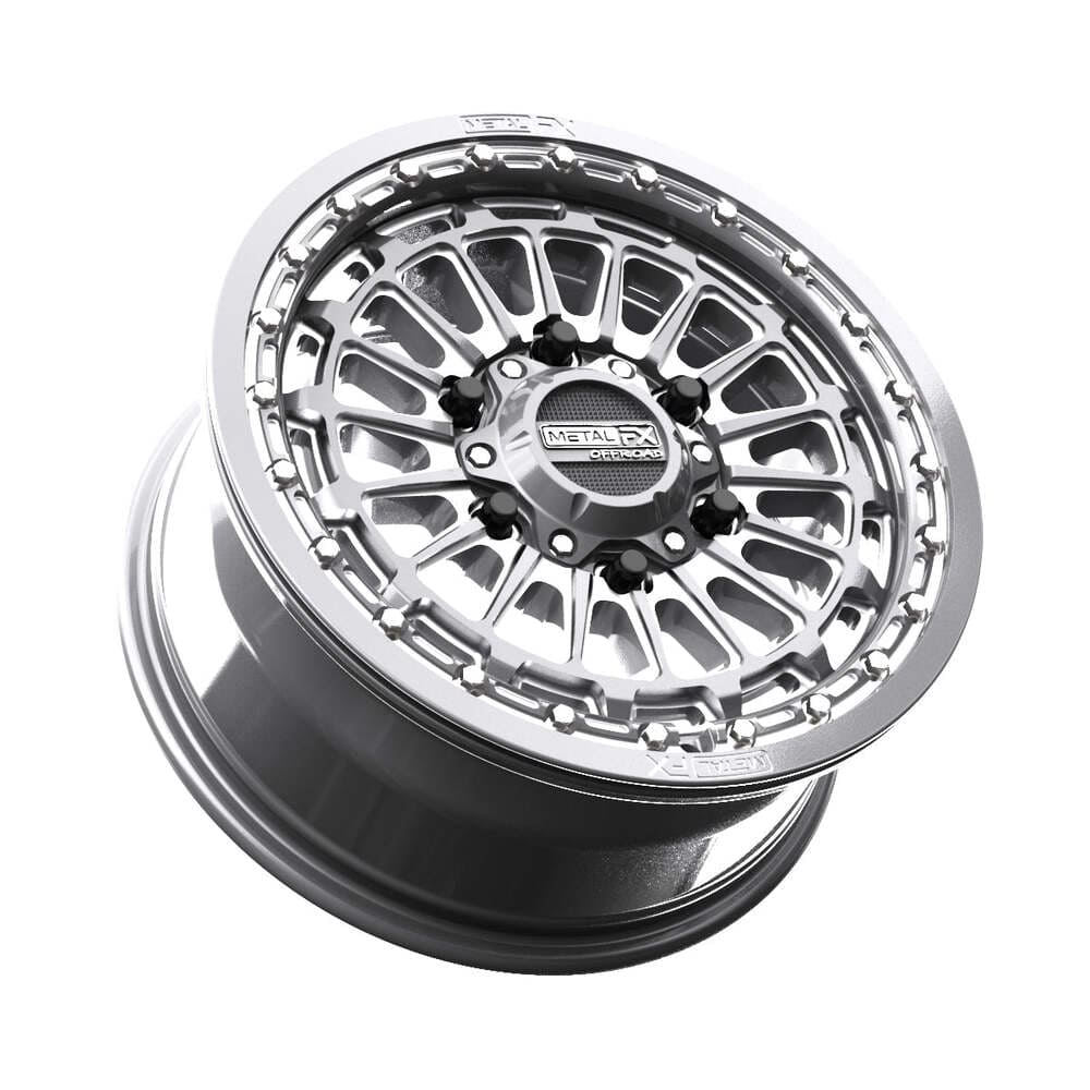 MetalFX Delta 6R Beadlock (6 Lug) - Gunmetal Contrast Cut