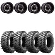 MetalFX Delta Black Beadlock & Maxxis Carnivore Radial Wheel & Tire Kit