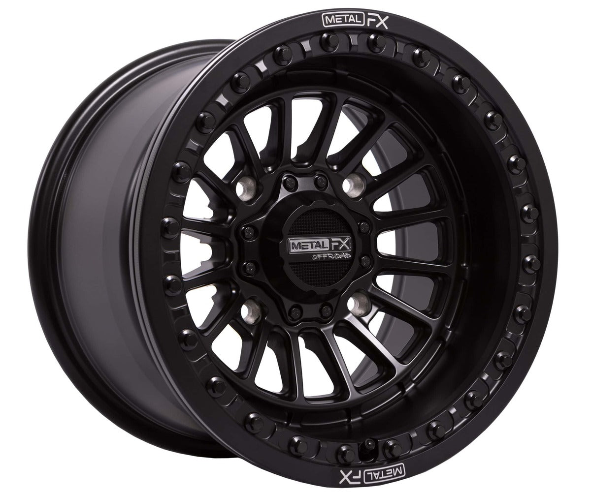 MetalFX Delta Black Beadlock & Maxxis Carnivore Radial Wheel & Tire Kit