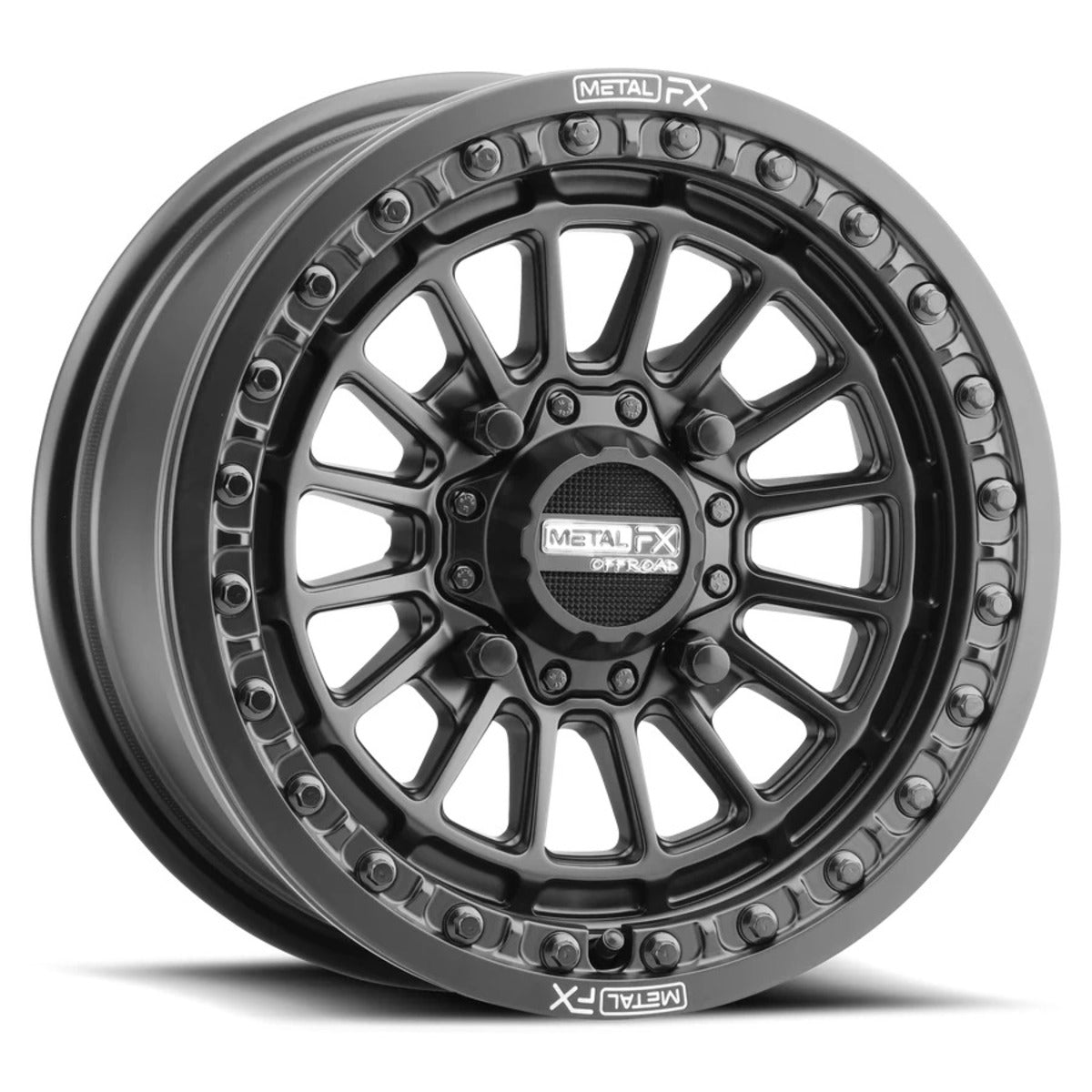 MetalFX Delta Black Beadlock & Maxxis Carnivore Radial Wheel & Tire Kit
