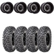 MetalFX Delta Black Beadlock & Maxxis Roxxzilla Radial Wheel & Tire Kit