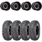 MetalFX Delta Black Beadlock & Maxxis Roxxzilla Radial Wheel & Tire Kit