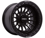 MetalFX Delta Gunmetal Contrast Cut Beadlock & Maxxis Carnivore Radial Wheel & Tire Kit
