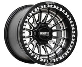 MetalFX Delta Matte Black Contrast Cut Beadlock & Maxxis Carnivore Radial Wheel & Tire Kit