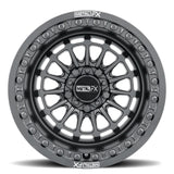 MetalFX Delta R Black Beadlock & Maxxis Roxxzilla Radial Wheel & Tire Kit