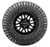 MetalFX Delta R Black Beadlock & Maxxis Roxxzilla Radial Wheel & Tire Kit