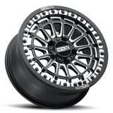 MetalFX Delta R Black Contrast Cut Beadlock & Maxxis Carnivore Radial Wheel & Tire Kit