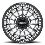 MetalFX Delta R Black Contrast Cut Beadlock & Maxxis Carnivore Radial Wheel & Tire Kit