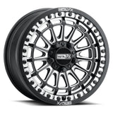 MetalFX Delta R Black Contrast Cut Beadlock & Maxxis Carnivore Radial Wheel & Tire Kit