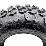MetalFX Delta R Black Contrast Cut Beadlock & Maxxis Carnivore Radial Wheel & Tire Kit